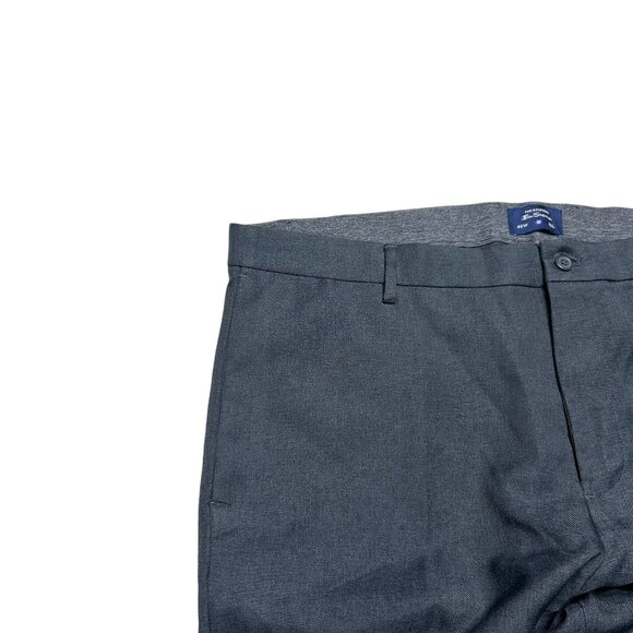 Ben Sherman Pants Mens 40 X 32 Charcoal Gray Straight Leg Flat Front Business - Picture 6 of 9